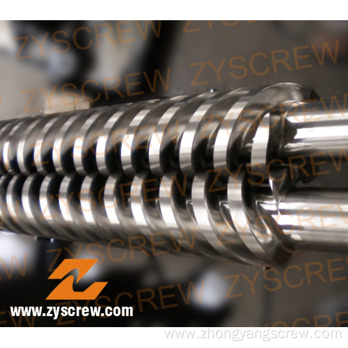 PVC Granules Parallel Twin Barrel and Screw